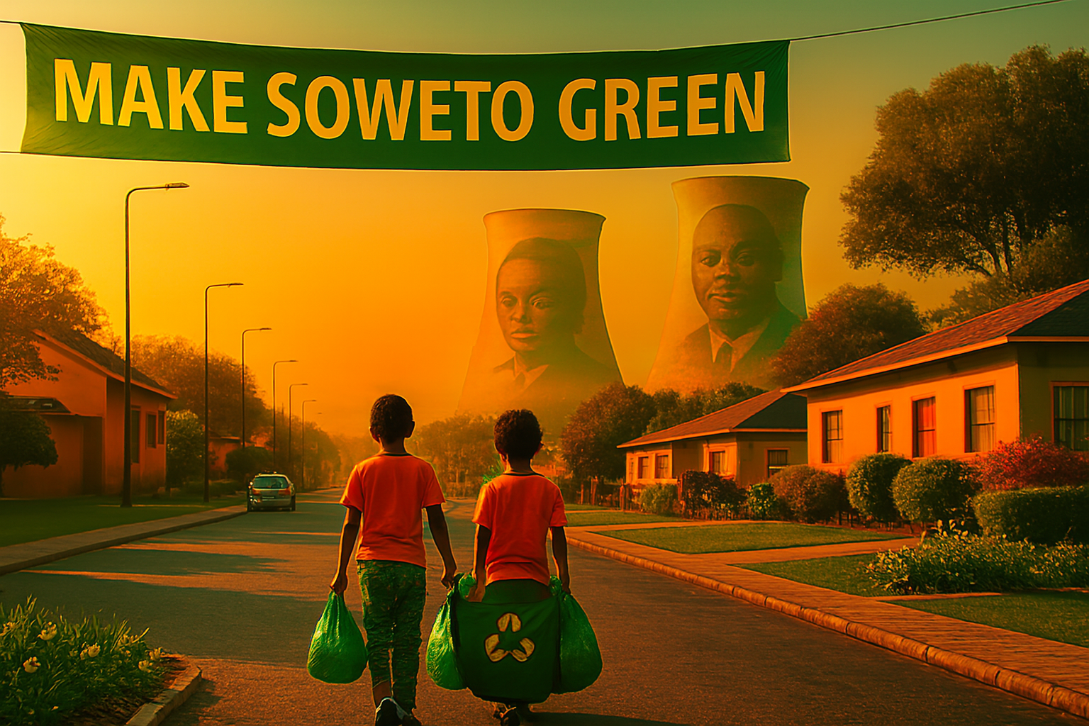 Sebenza team working in Soweto community